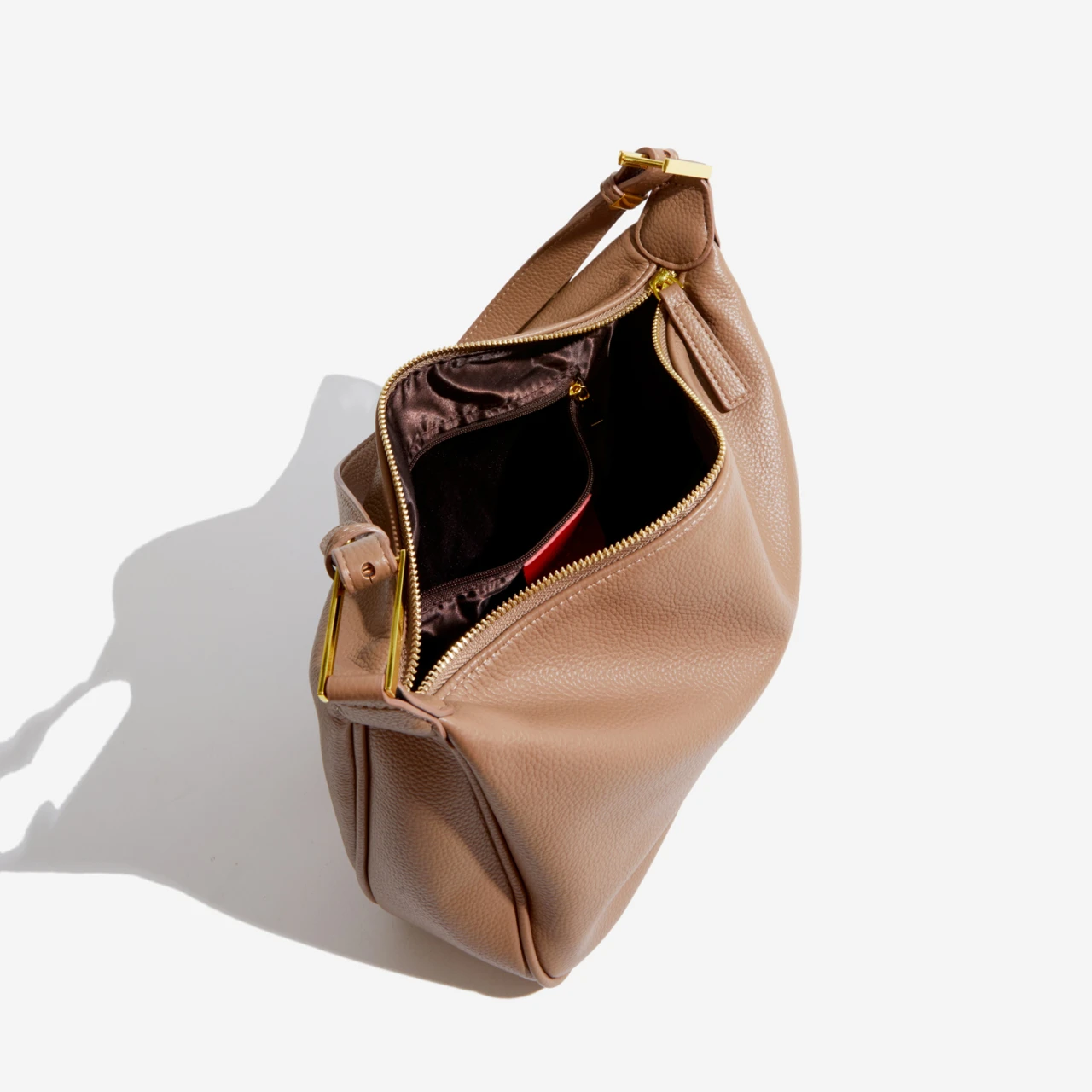 Casual Soft PU Leather Hobos Crossbody Bag for Women Simple Style Shoulder Bags Large Capacity Tote Lady Travel Shopper Bag