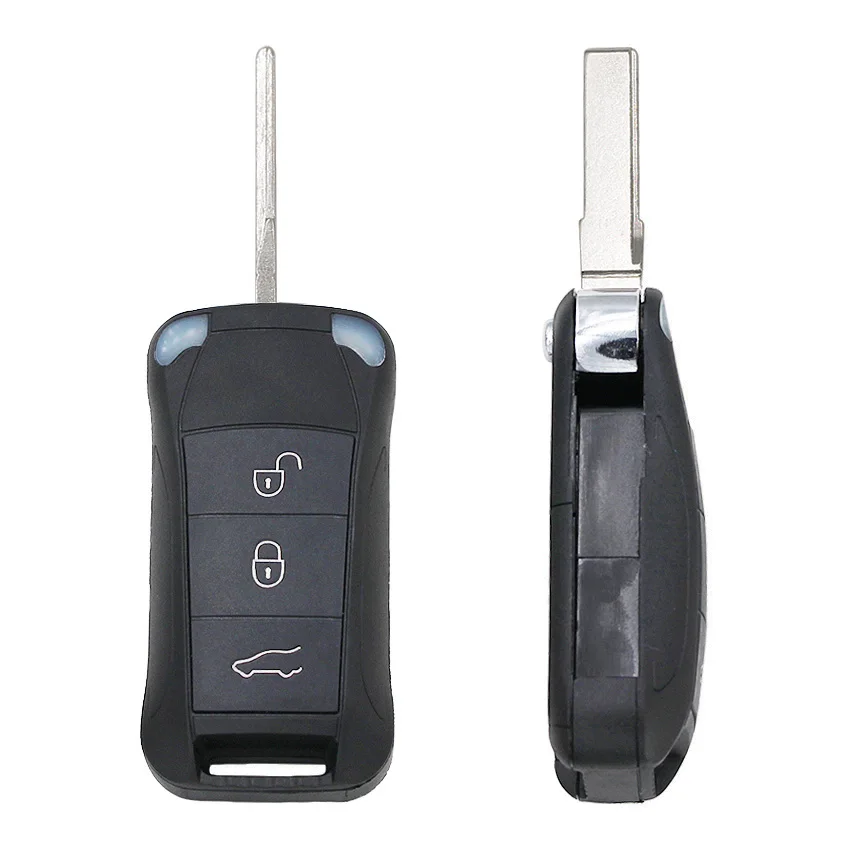 3-кнопочный дистанционный ключ-брелок 315 МГц/433 МГц для Porsche Cayenne 2004-2012 ID46 chip Uncut blade -