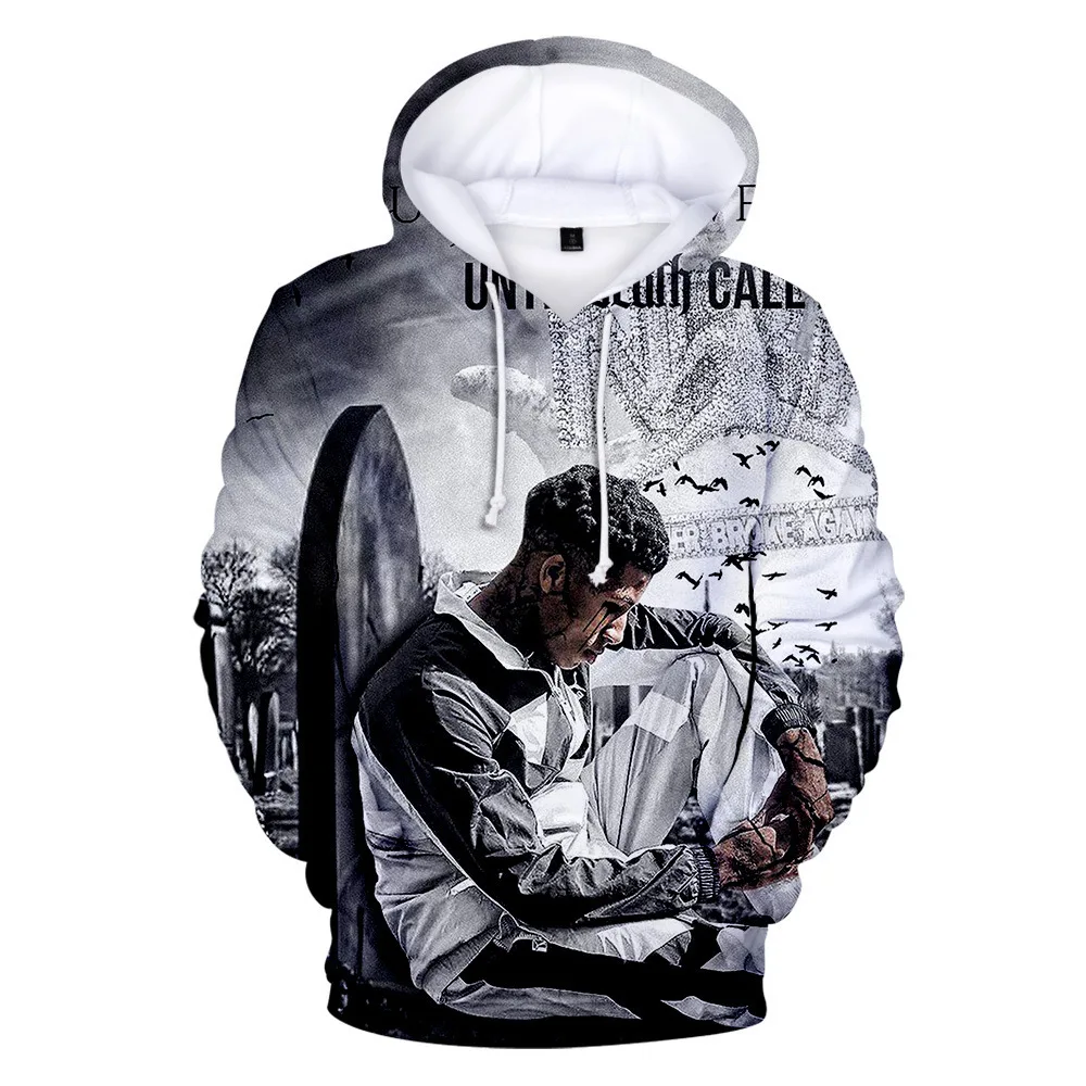 

2021 New Rapper YoungBoy Never Broke Again 3D Men Hoodie Pullovers Men/Women Streetwear Fashion Hip Hop Autumn/Winter Warm