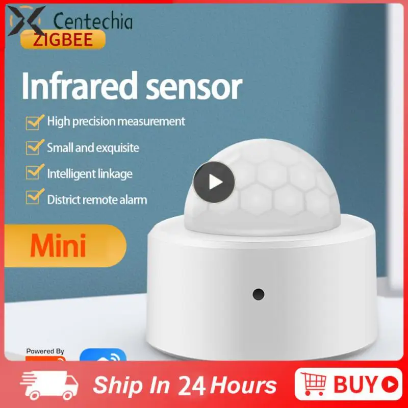 

Смарт-детектор движения с приложением Tuya Mini, инфракрасный датчик движения Pir для умного дома, мини-датчик движения Pir Zigbee