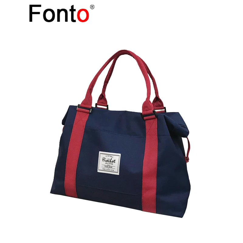 

Fonto Fitness Travel Bag Yoga Sport Bag Gym Duffel Bag for Men Women Weekender Bag Lightweight Carry on Tote Handbag