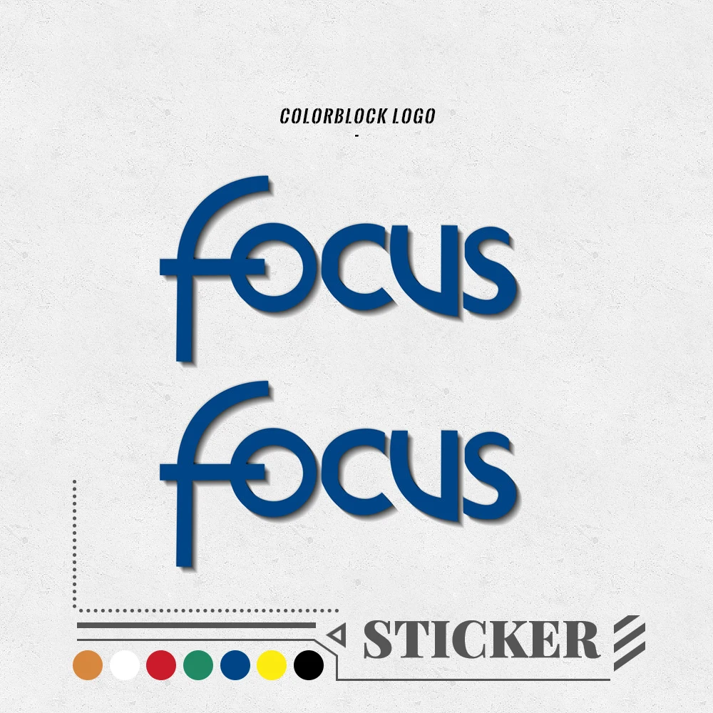 

Car 3D Stickers and Decals Fuel Tank Body Helmet Logo Creative Waterproof Reflective Accessories Decals For Ford FOCUS