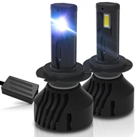 2pcs new mini h4 h7 led car headlight bulbs canbus h1 h11 hb3 9005 9006 csp chips 120w 30000lm 6000k 12v auto headlamp lights