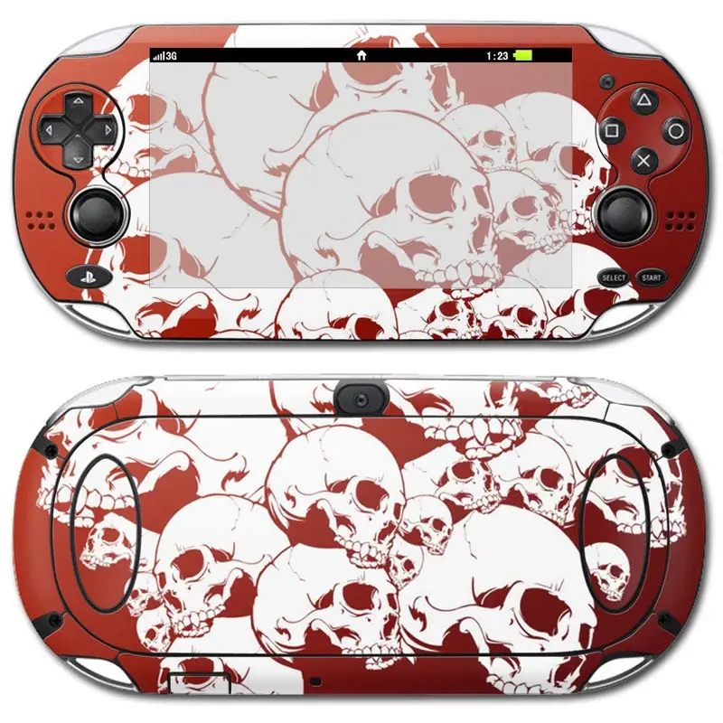 Стильная Виниловая наклейка для PSP Vita1000 Gaming Skull style