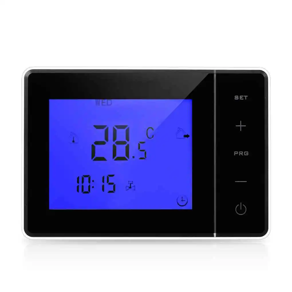 

Programmable Wall-hung Boiler Heating Thermostat 5A Digital Room Temperature Controller Touch Screen LCD Thermostat