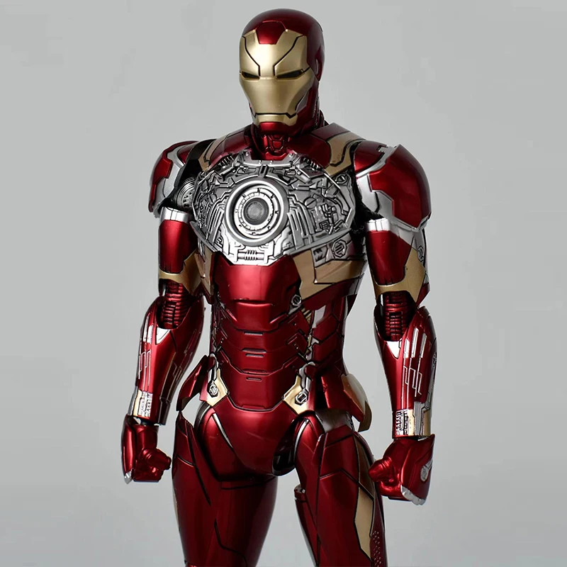 

2022 Новинка Comicave 1/12 Железный человек, фигурка Marvel Armor Mk46 Mk40 Mk21, шарнирная подвижная подсветка, Коллекционная модель из сплава 75%, игрушки в подарок