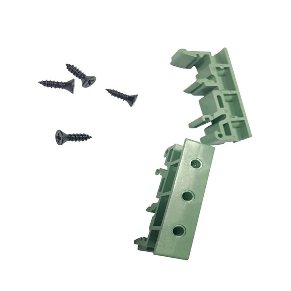 

2 шт. Монтажный кронштейн PCB винты легкий рельсовый адаптер Съемная Простая установка несущих зажимов скользящая цепь