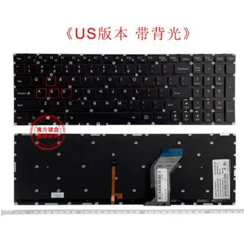 Новинка для Lenovo IdeaPad Y700-15ISK Y700-17ISK Y700-15ACZ клавиатура с подсветкой