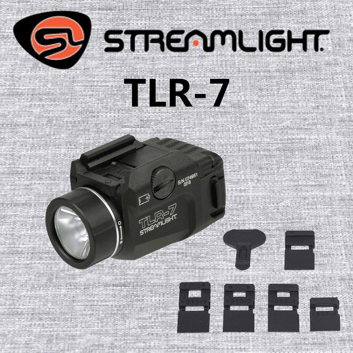 Фото Фонарь Streamlight TLR TLR-1 TLR-1HL TLR-3 TLR-7 TLR-7X Surefire X300 ULTRA для пистолетов и оружия, фонарик для Glock 17 №5