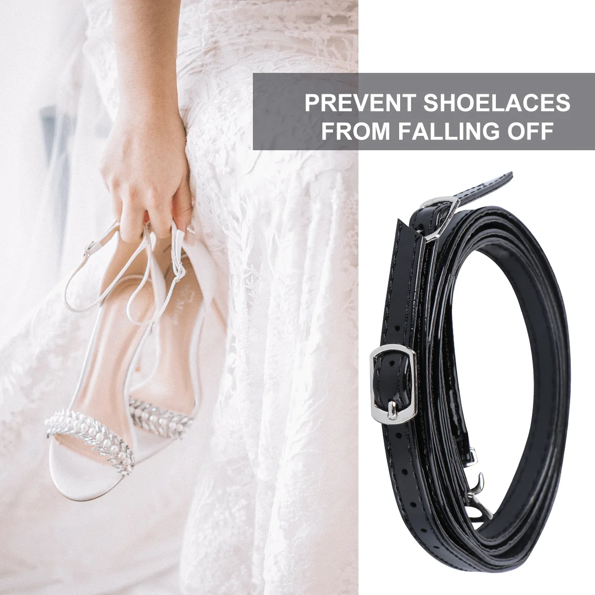 Крестообразные ремни на высоком каблуке поддерживающие шнурки с защитой от