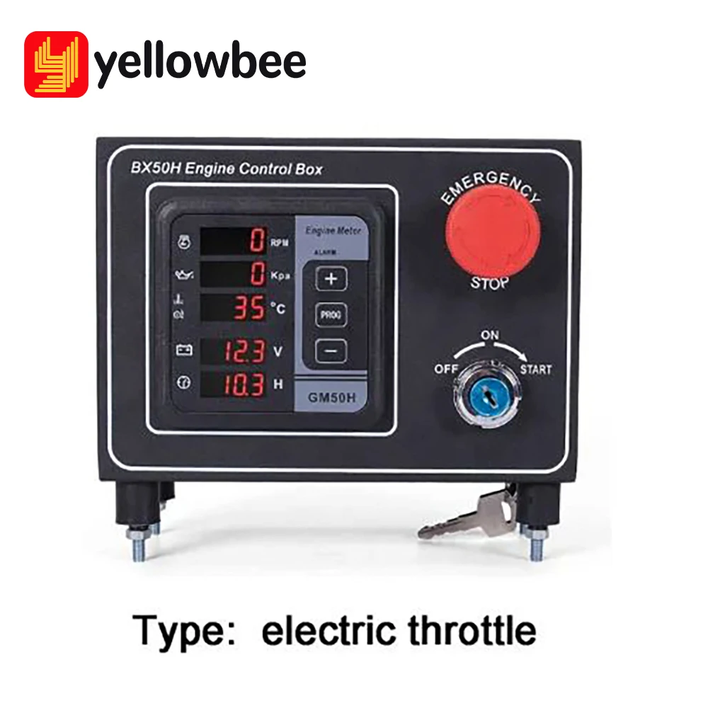 Контроллер генератора GM50H многофункциональный цифровой Измеритель двигателя