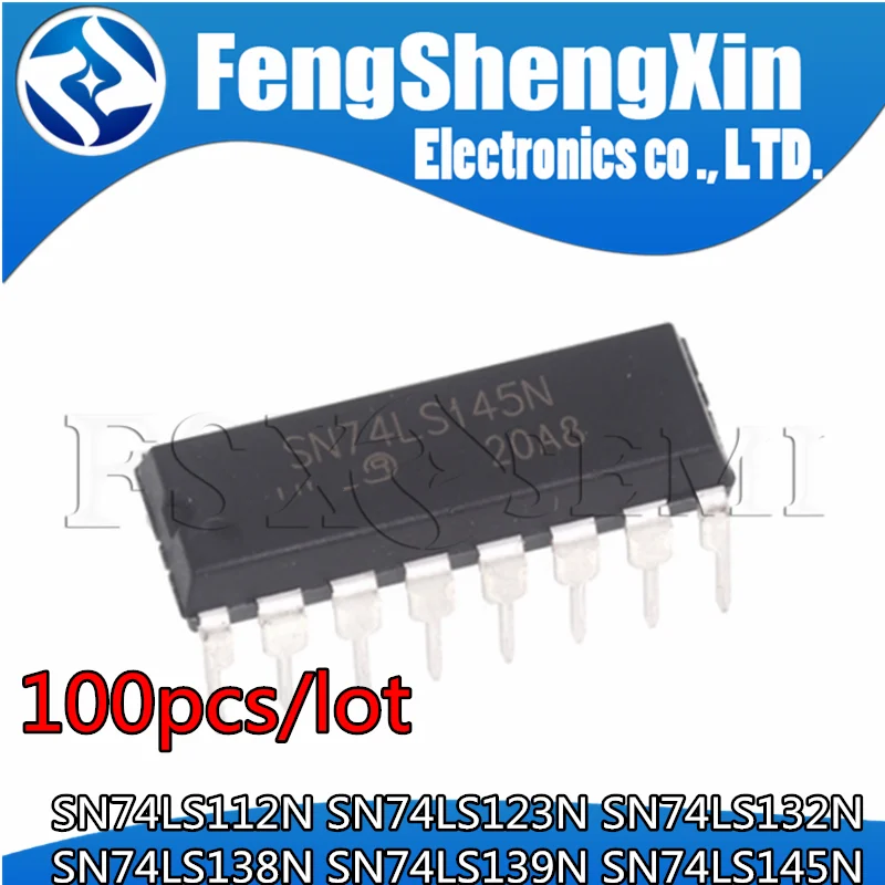 

100pcs SN74LS138N DIP-16 74LS138 DIP HD74LS138P SN74LS112N SN74LS123N SN74LS132N SN74LS139N SN74LS145N 74LS123 74LS132 74LS139
