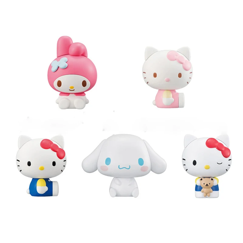

Милая аниме Sanrioed Mymelody Cinnamoroll Kt Cat, украшение, движущаяся голова, милый подарок на день рождения, 7-9 см