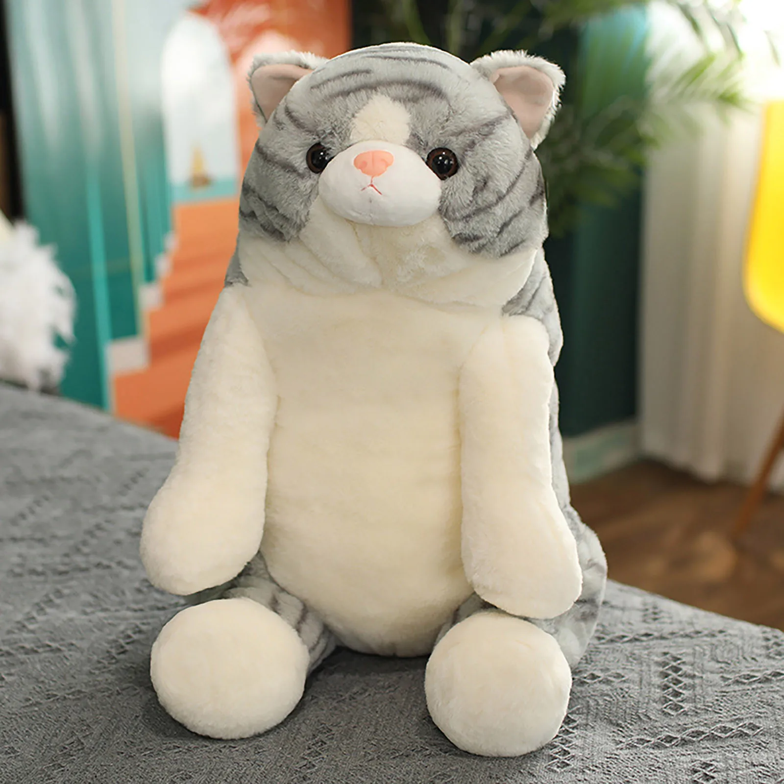 

Waiting Plush Cute Fat Cat Little Lazy Cat Plush Doll Suitable For Birthday Gift Beautiful Plush Doll For Classroom Plush