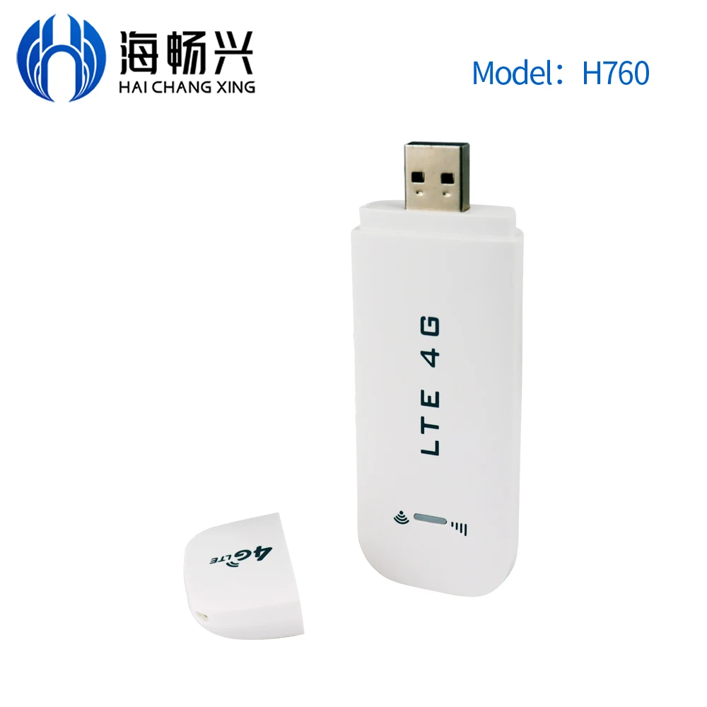 Сетевая карта без проводов USB H760-LTE 4G с поддержкой портативной WIFI и скоростью 150 Мбит/сек с SIM-роутером по низкой цене от производителя.