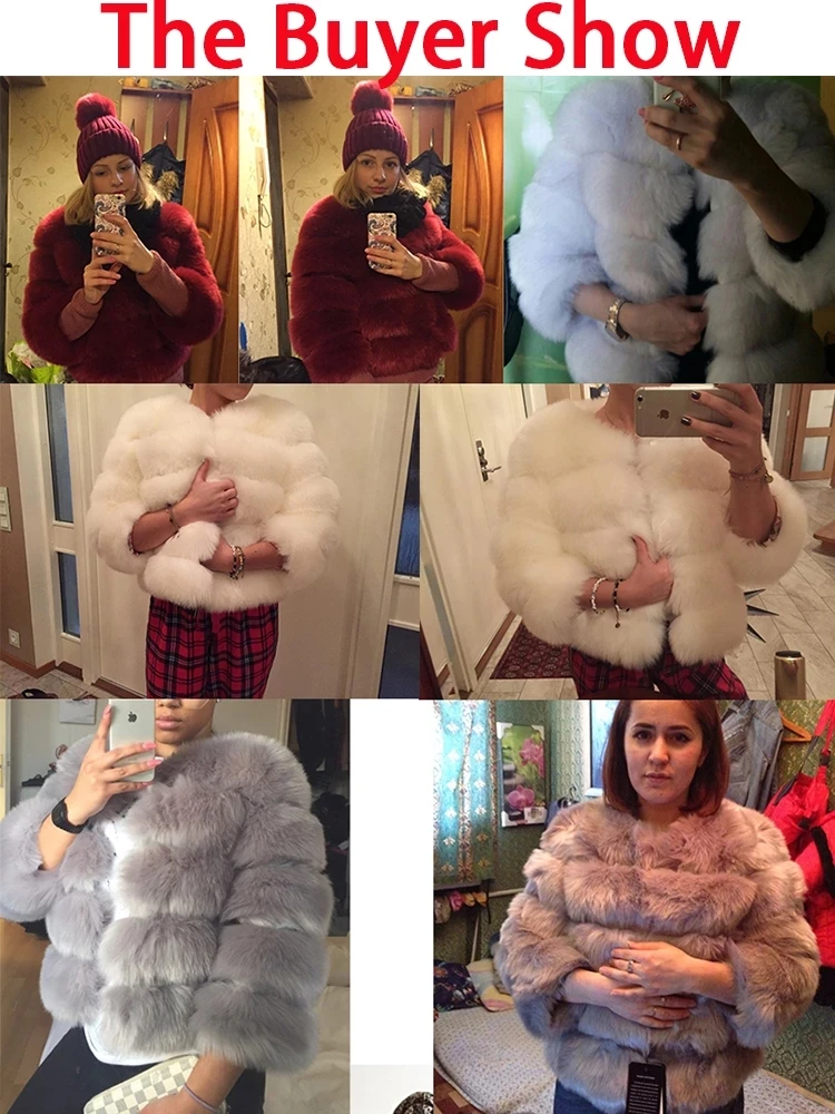 2023 Winter Mink Coats Fashion Women Faux Fur Coat Female Black Elegant Fluffy Thick Warm Artificial Fox Fur Jacket Outerwear