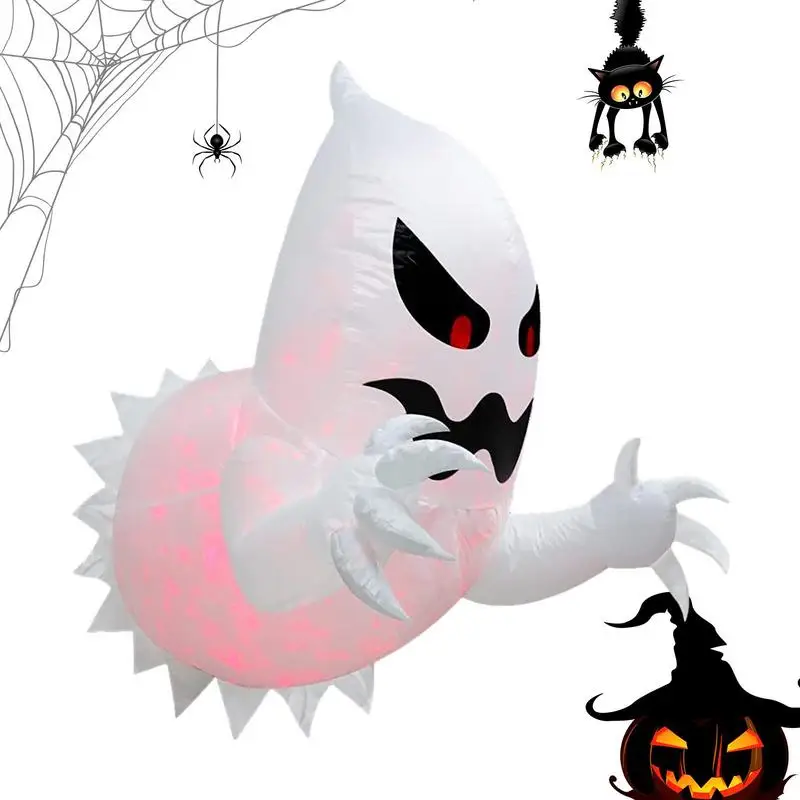 

Halloween Inflatable Window Breaker Scary Ghost Decor Halloween Window Decorations Halloween Blow Up Decoration With Built-in