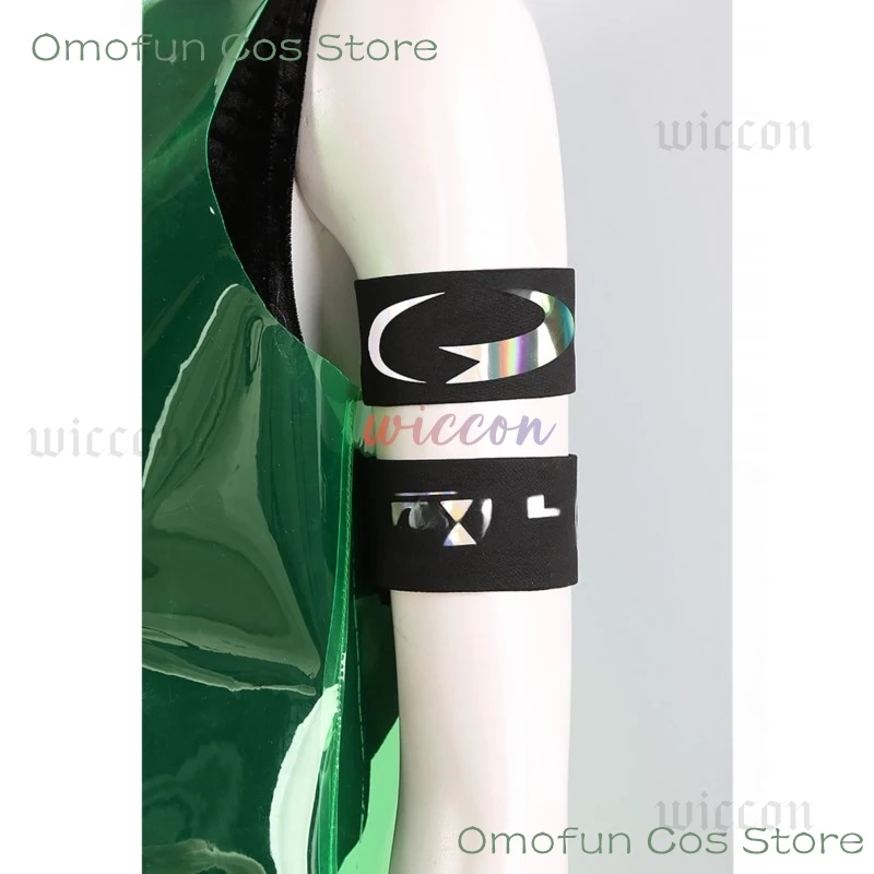 Alien Stage R7 Round7 Till Косплей Костюм Новая Мода Мужчины Женщины Майка Брюки Ожерелье