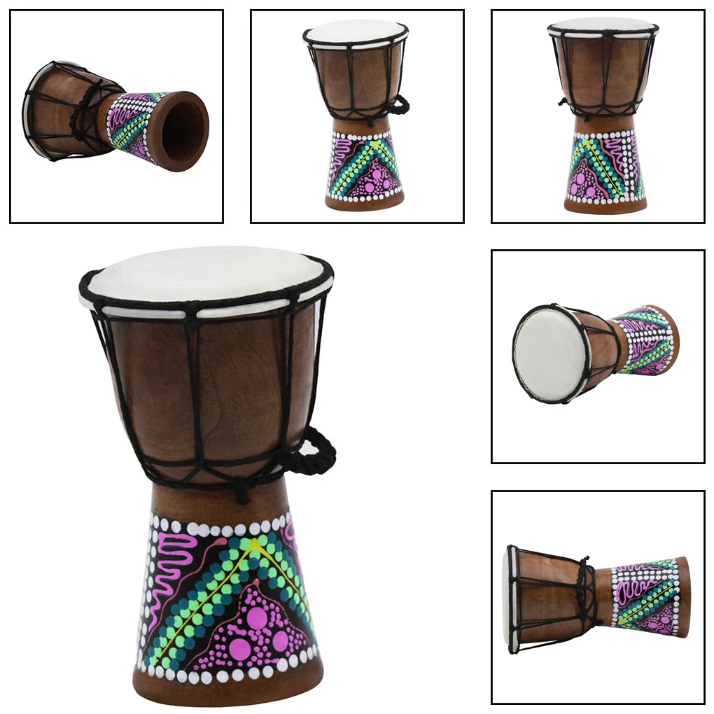 4-дюймовый африканский джембе-барабан премиум-класса для взрослых