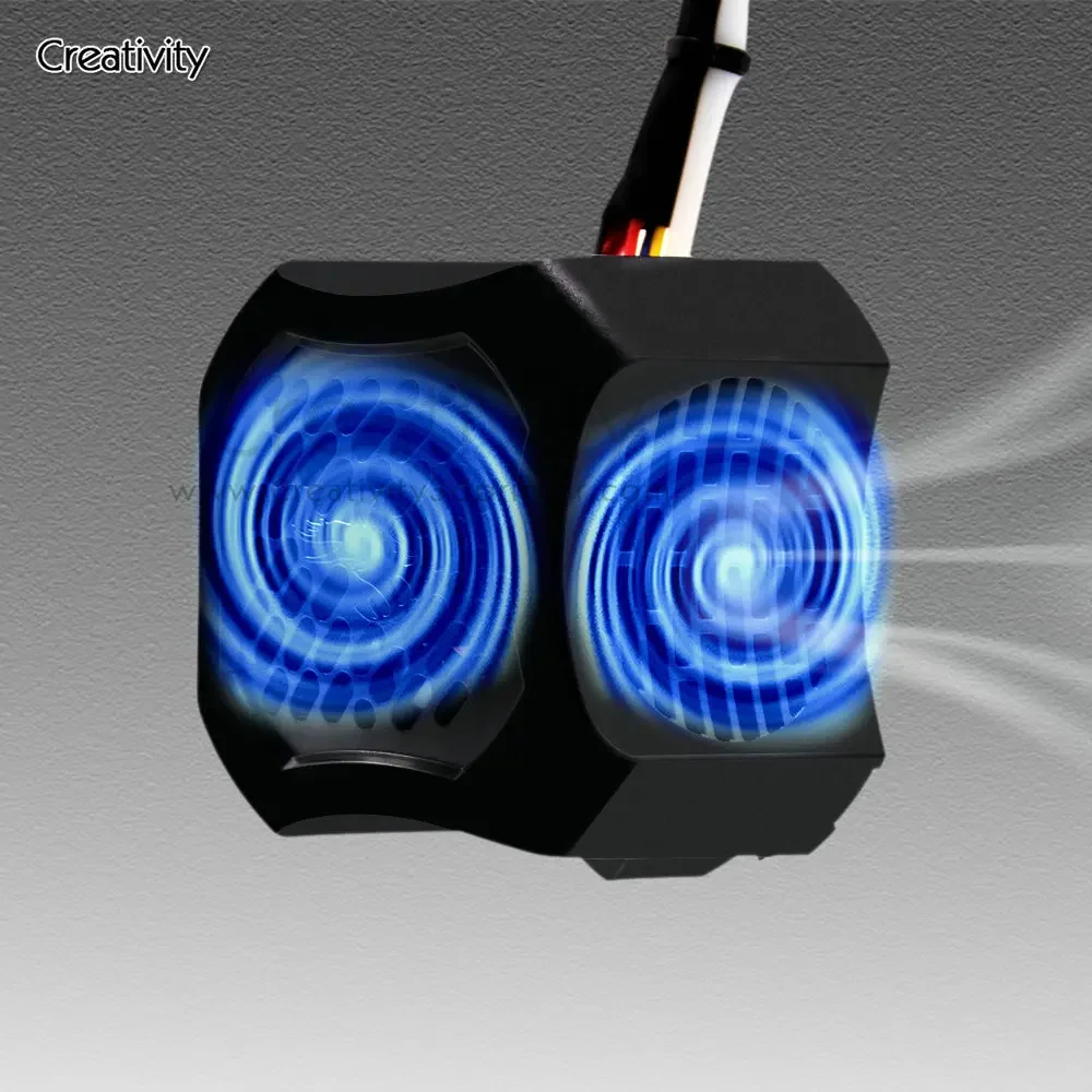 Ender 3 V2 Полный комплект экструдера с охлаждающим вентилятором 24 В силиконовой