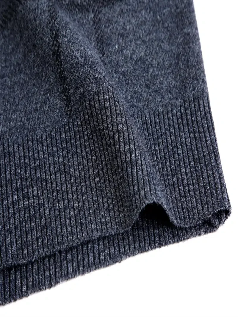 

Men's V-neck Casual Knit Cardigan