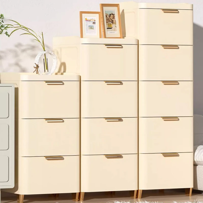 Шкаф для хранения спальни шкаф элегантные ручки высокий дизайн белый