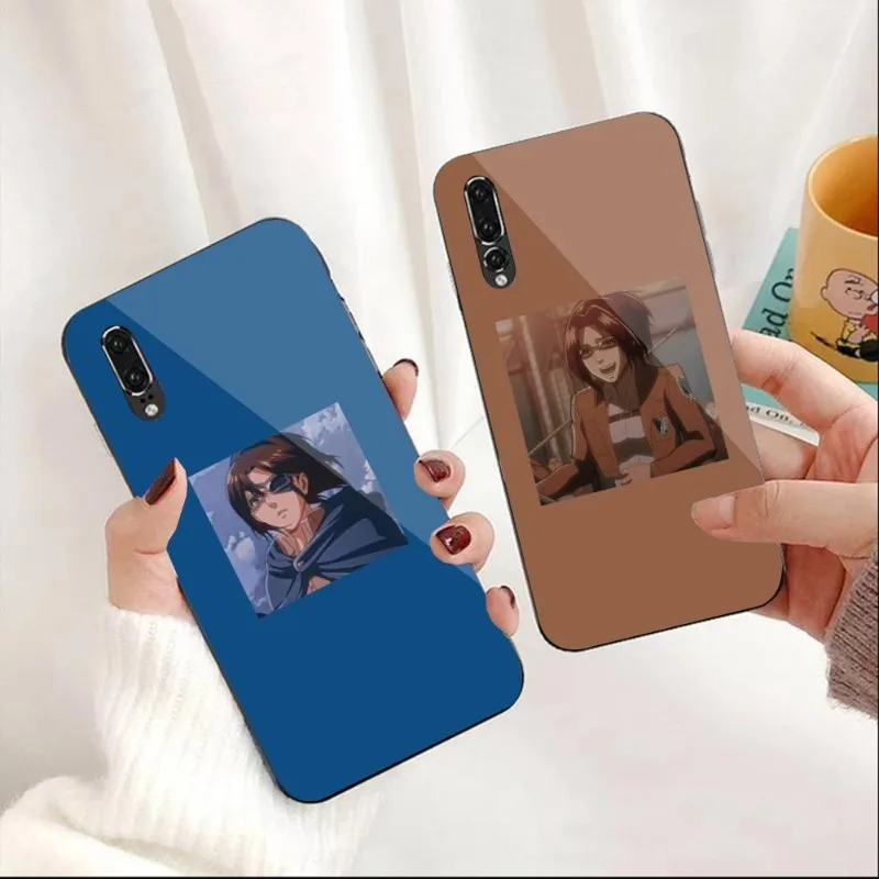 

Чехол для телефона Hange Zoe из аниме для Huawei P50 P40 P30 P20 Pro Mate 40 30 20 Pro Nova 9 8 7 PC, стеклянный чехол для телефона