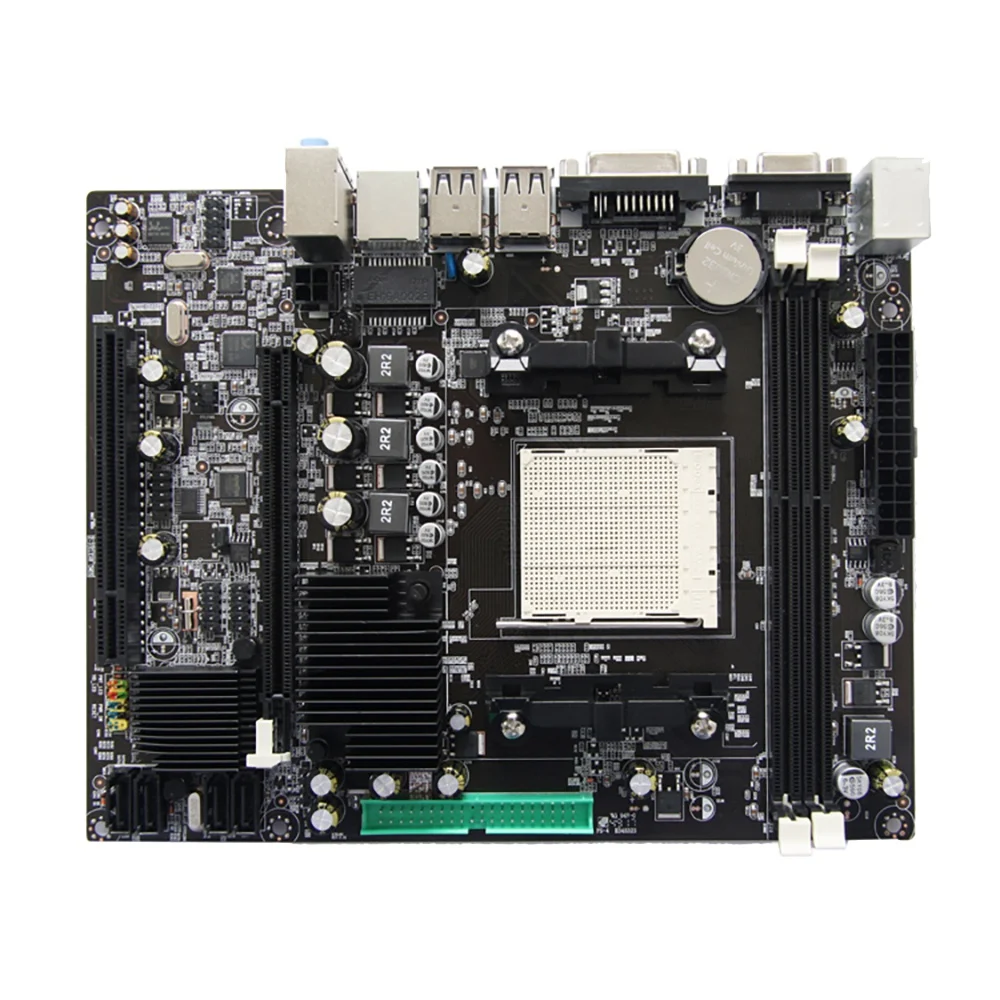 

Материнская плата A78 для компьютера, двухъядерный процессор AMD AM3, четыре ядра X2, ЦП DDR3, 8 Гб ОЗУ, SATA2.0, PCI-E 16X, VGA + DVI