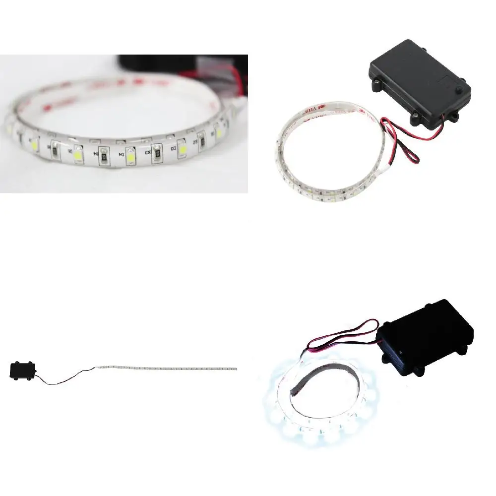

New, Battery Operated 18" LED Flex Light Strip - Bright & Vibrant Blue Color Illumination for Home and Office Decoration.