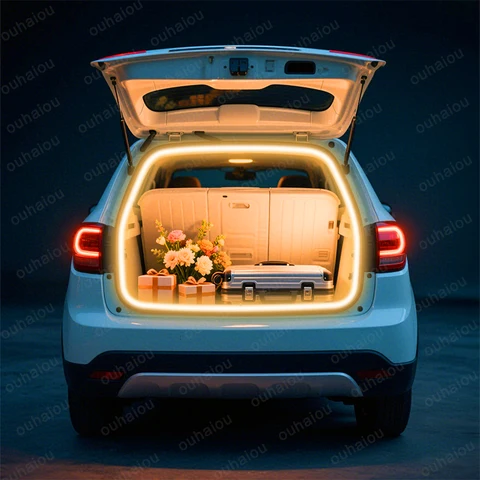 ДЛЯ HAVAL H1 H2 H4 H5 H7 модификационный светильник багажника Атмосферные фонари Белый теплый белый Задний светодиодный светильник багажника