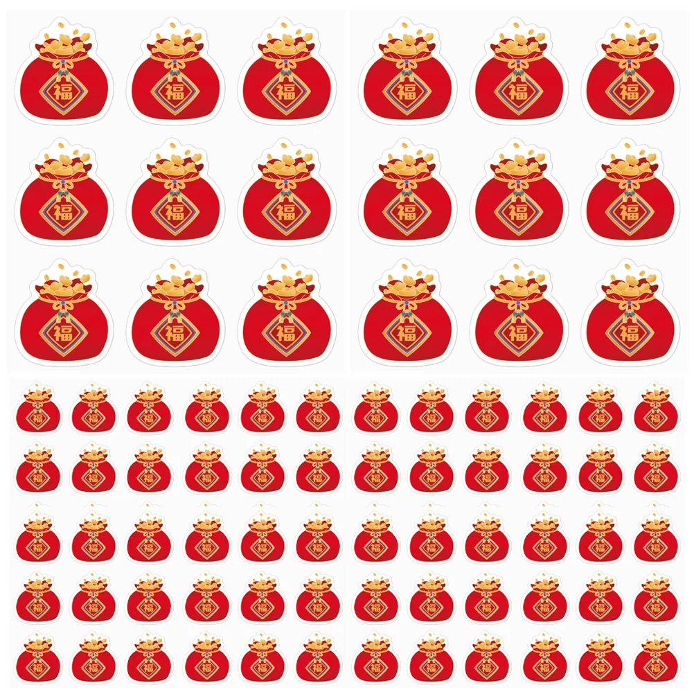 

Stickers Year New Sealing Sticker Chinese Candy Label Gift Labels Wrapping Envelope Rabbit Envelopes Greeting Spring Packing