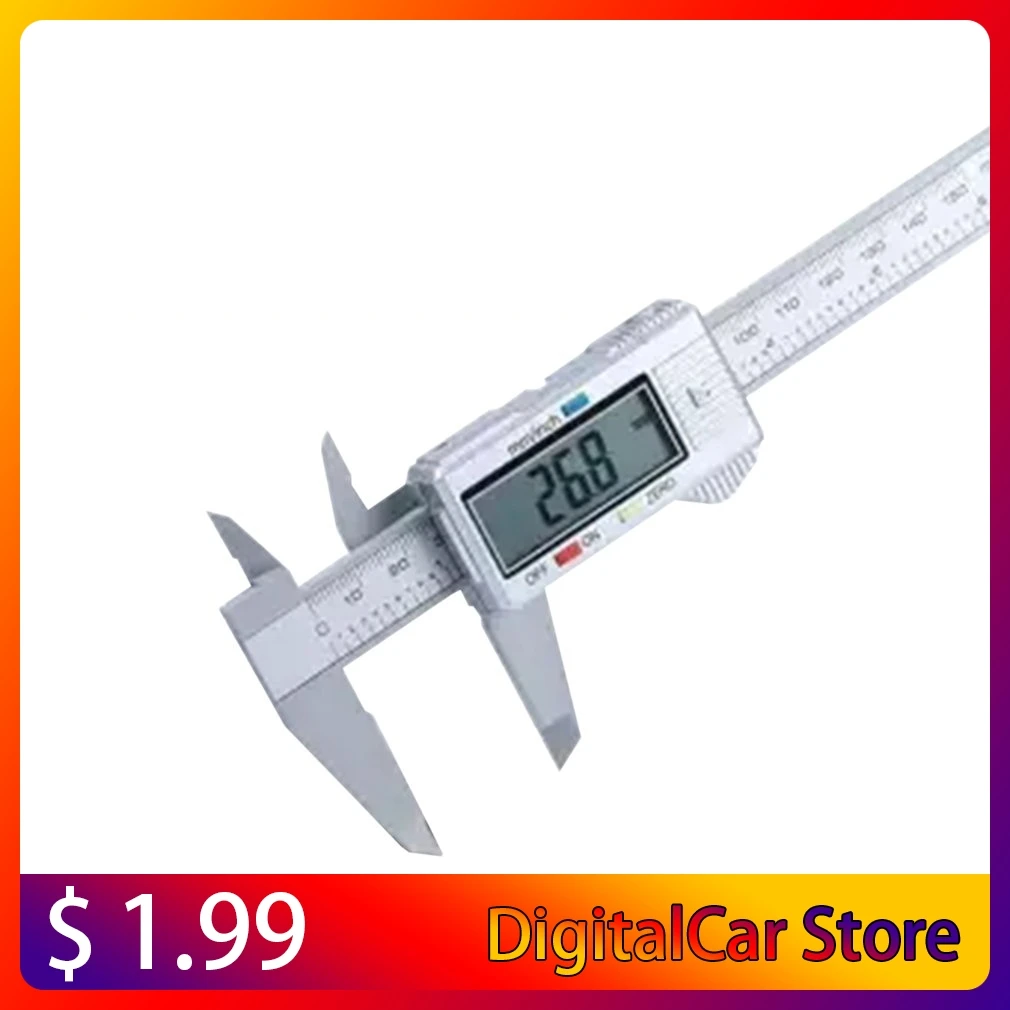 

New Electronic Digital Display Vernier Caliper 0-150Mm Plastic Digital Display Caliper Measurement Tool Inner