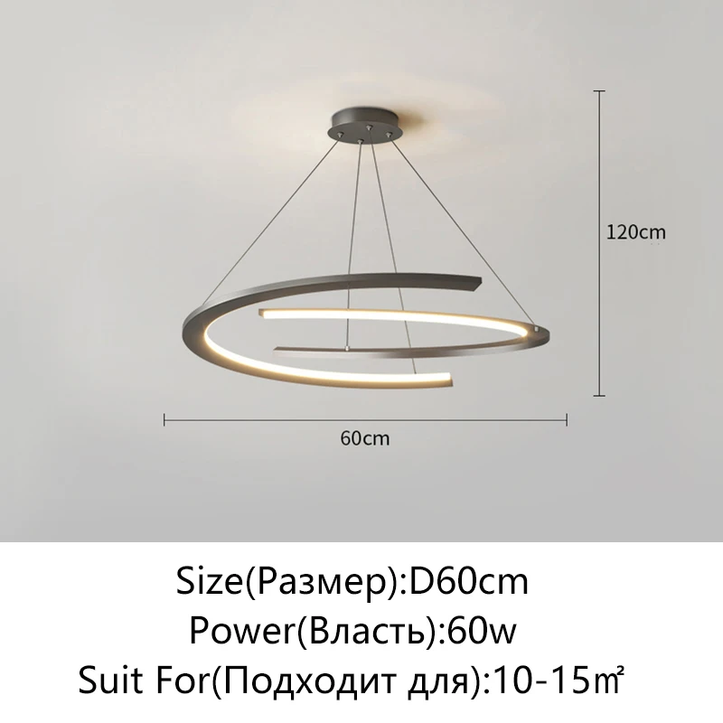 

ТОНДИ Потолочная люстра LED белая/черная