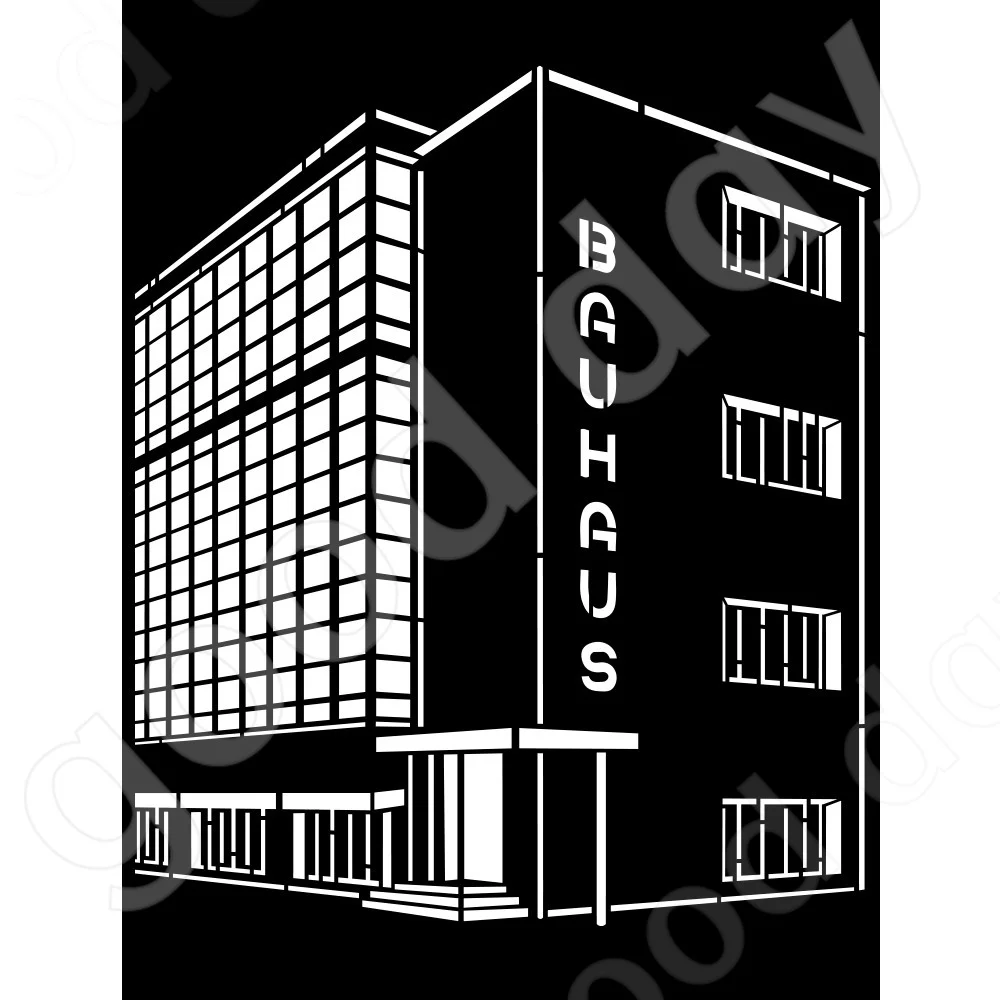 

Bauhaus Palace Layered Production Stencil Handmade Diy Hot Sale Painting Scrapbook Coloring Embossed Photo Album Decoration New