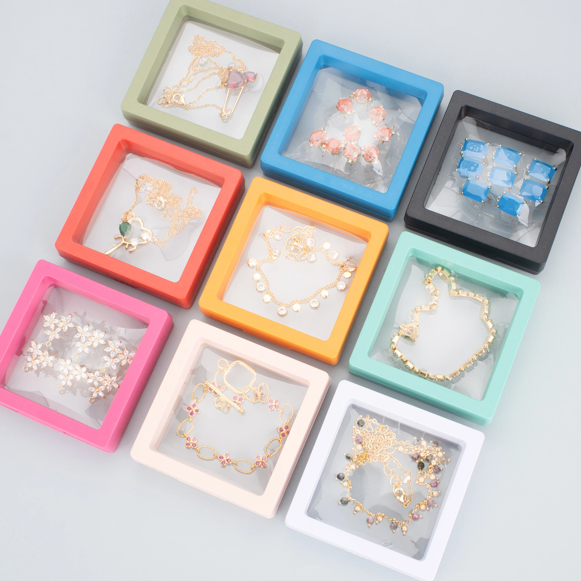 Шкатулка для хранения ювелирных изделий GUFEATHER из полиэтиленовой пленки MB42 1/10/20 шт