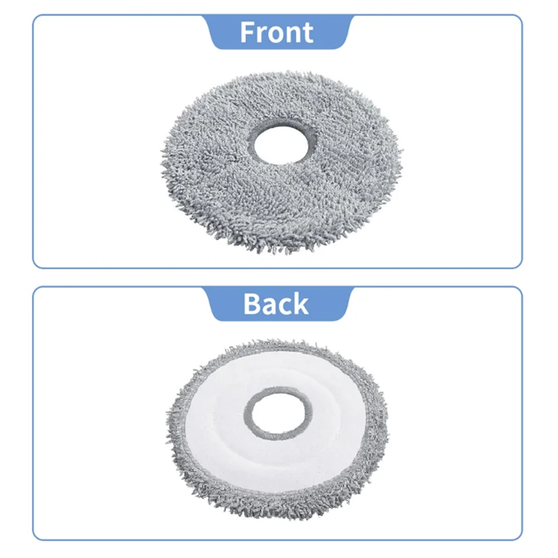 4 шт. моющаяся ткань для швабры робота-пылесоса Xiaomi 3S B108CN/2Pro B113CN запасные части