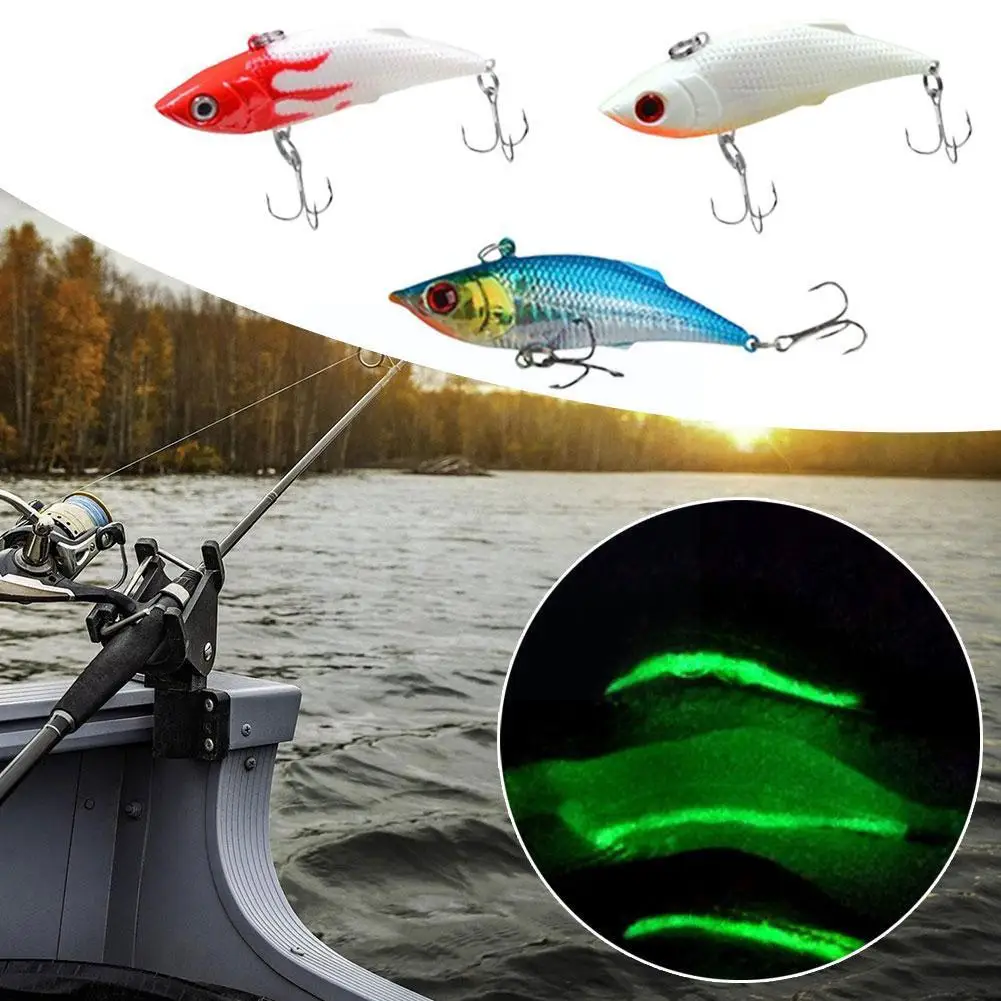 

VIB Fishing Lures 80mm 10g Long Casting Rattlin Hard Bait Sinking Artificial Vibration Bait For Bass Pike Fishing Tackle G3L9