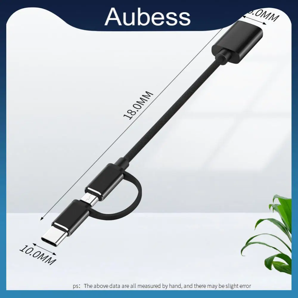 

Data Transfer Charging Cable Portable Usb 3.0 Otg Adapter Cable Charging Connector 2 In 1 Usb C Hub Phone Accessories