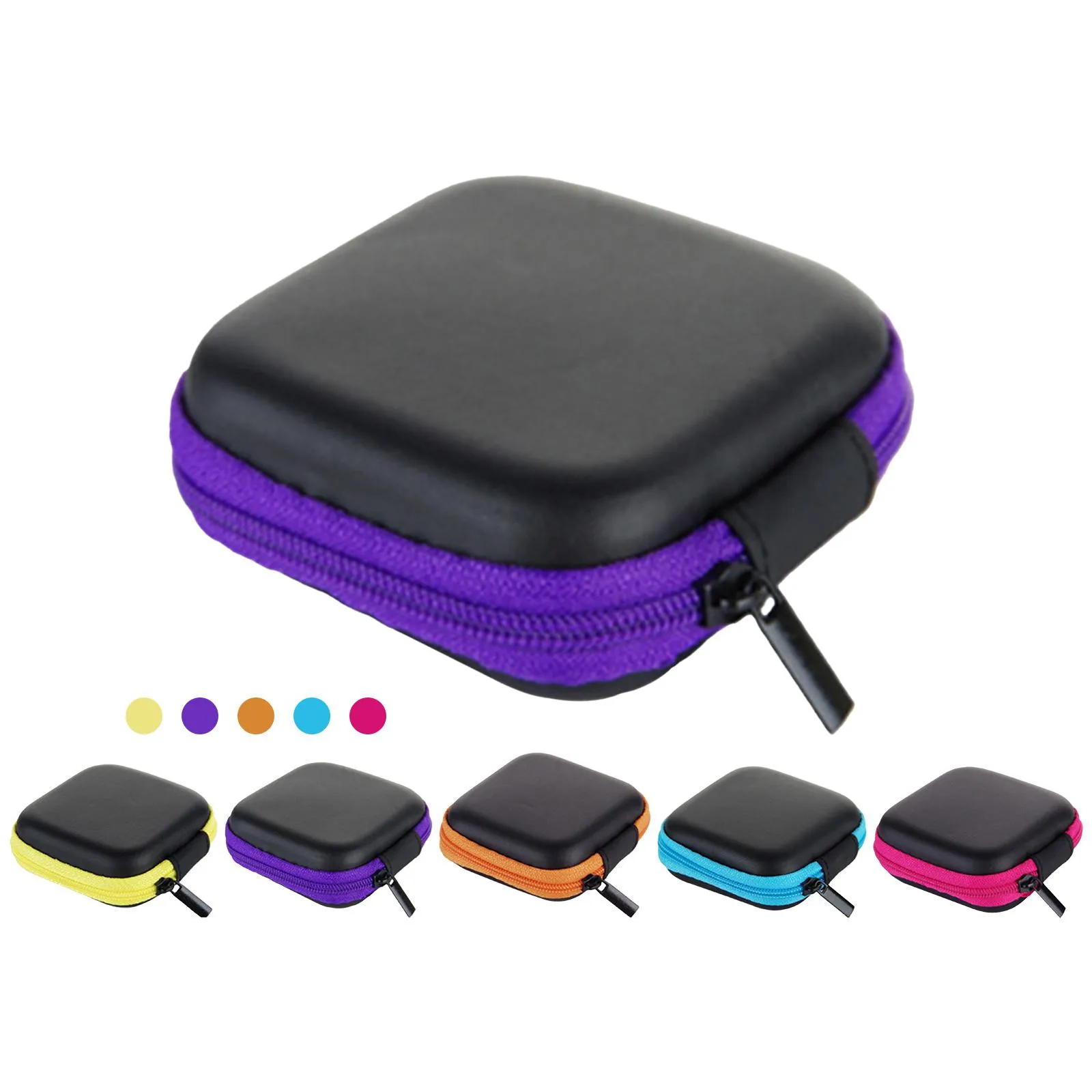 USB-чехол для наушников Жесткий Чехол сумка ключей монет водонепроницаемый футляр