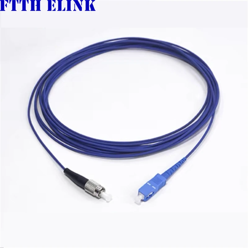 150m200m250m300m 1C Armored 2.0mm Fiber Patch Cord Simplex sx SM SC LC FC ftth jumper 1 core optical fibre Singlemode cable