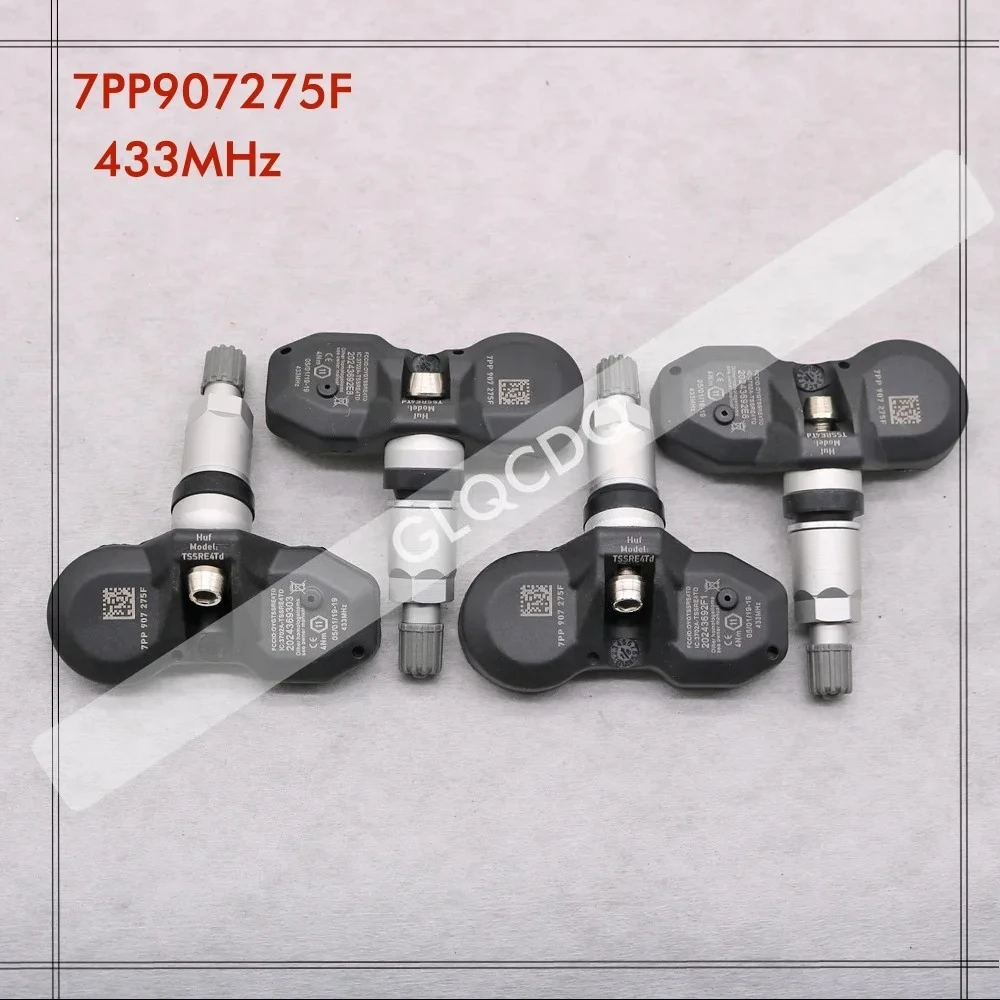 

4 шт. датчик давления в автомобильных шинах TPMS 7PP 907275 F Для Audi A4 B7 B8 A6 C6 A8 D4 Q7 R8 RS4 S4 S6 для Porsche для vw Touareg