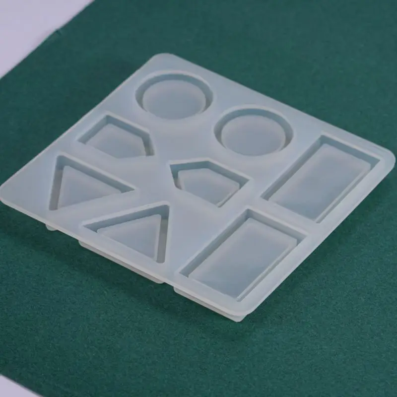 

Q81D Crystal Epoxy Resin Mold Earrings Pendant Casting Silicone Mould Handmade DIY Crafts Jewelry Making Tool