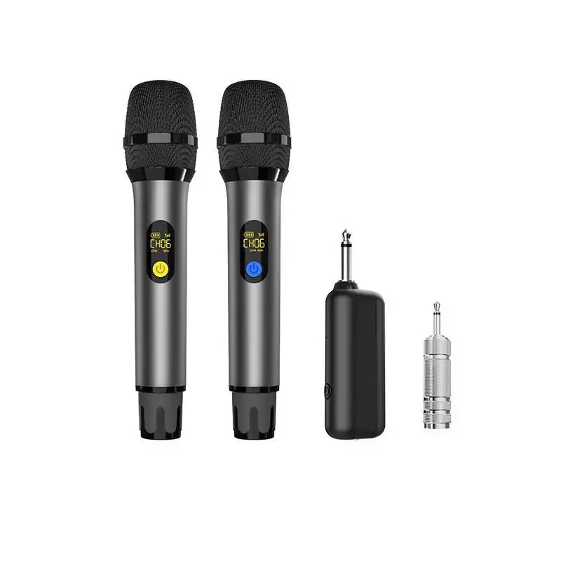 U-сегментный перезаряжаемый беспроводной микрофон ручной УВЧ-микрофон для сцены