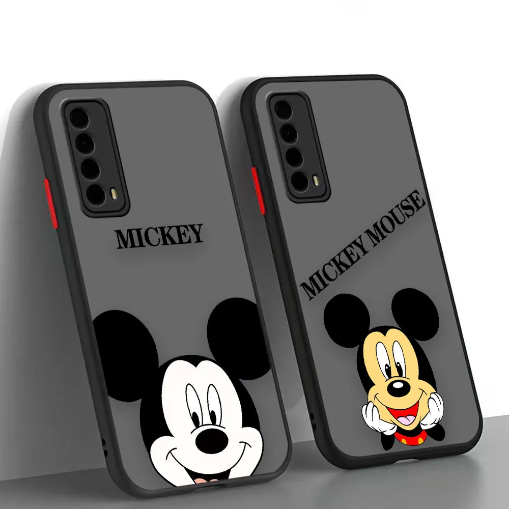 

Shockproof Matte Case Funda For HUAWEI NOVA 4 5 5I 6 7 7I 8 10 MATE 30 40 P40 P50 PRO SE 4G 5G Case Cute Mickey Minnie Mouse