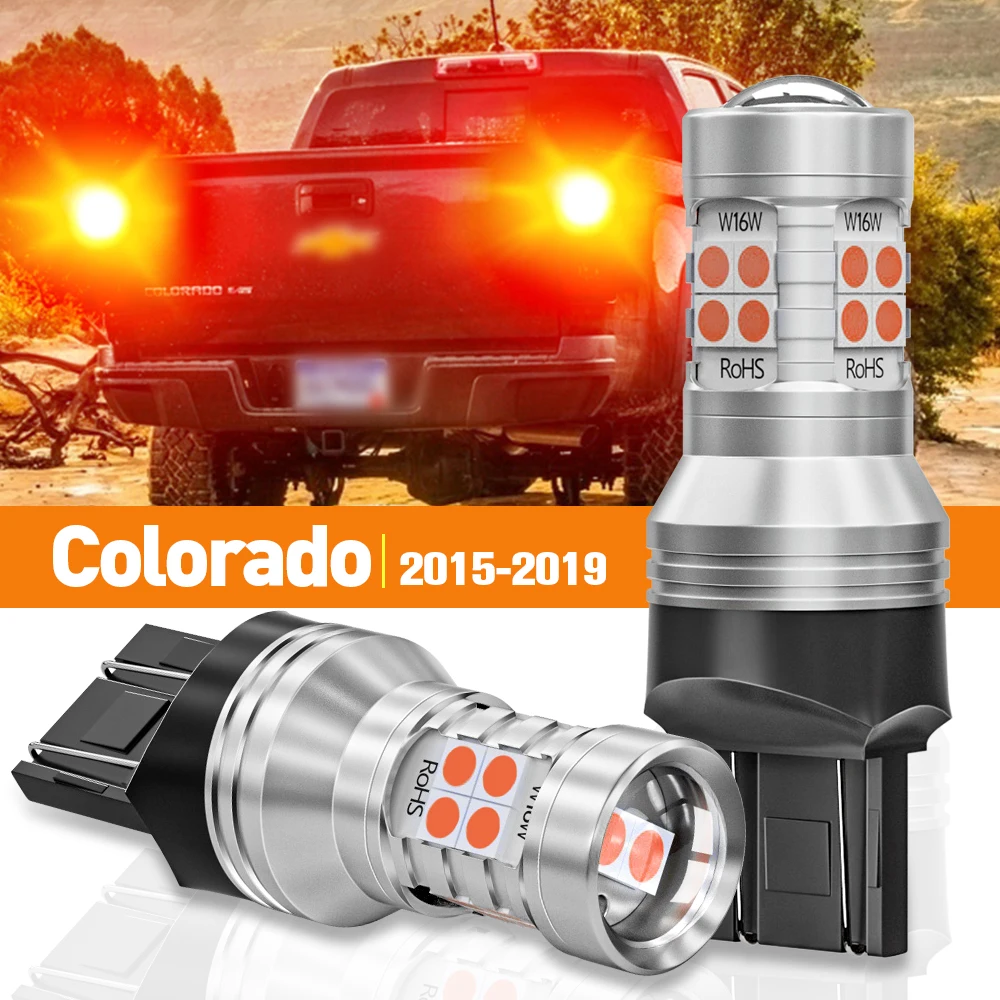 

2pcs LED Brake Light For Chevrolet Colorado 2015-2019 2016 2017 2018 Accessories Canbus Lamp
