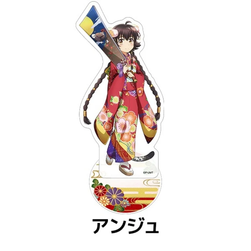 Фото Акриловая фигурка-подставка Game Utawarerumono Anime Nekone Rurutie Kuon Anju, держатель для ключей, подарки для косплея №4