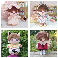 latest bread pants 20cm star doll clothes tie canvas shoes diy 20cm doll clothes accessories floral dress
