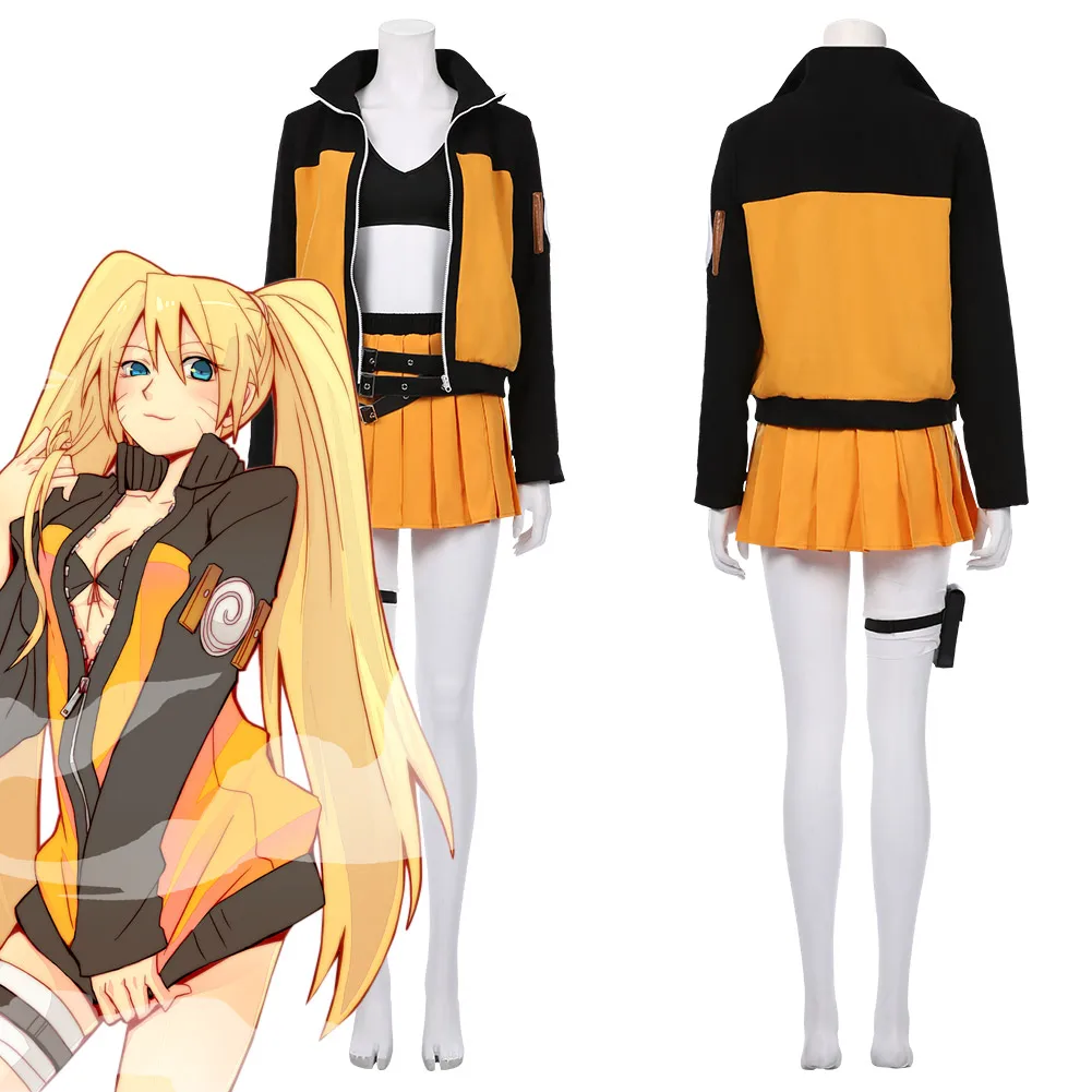 

Uzumaki Cosplay Costume Women Dress Outfits Halloween Carnival Suit