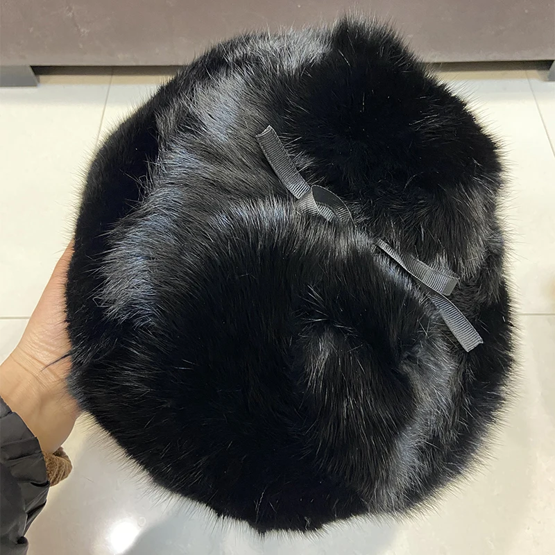 Горячая Распродажа Мужская Уличная теплая Защитная шапка для ушей Черная зимняя