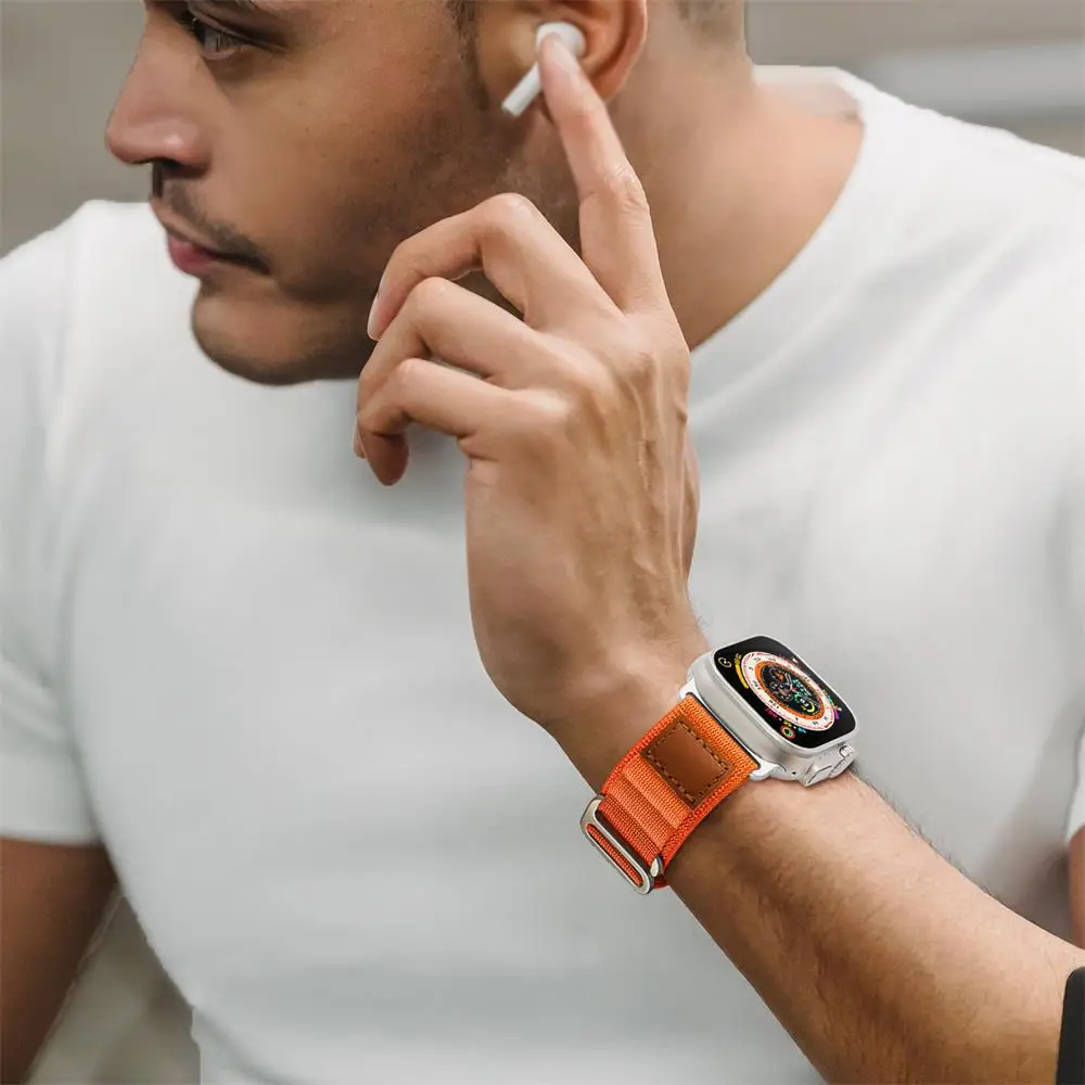 Alpine Loop for Apple Watch Ultra Band 49mm 44mm 40mm 45mm 41mm 42mm 38mm 45 mm correa bracelet iWatch series 7 6 5 3 se 8 Strap